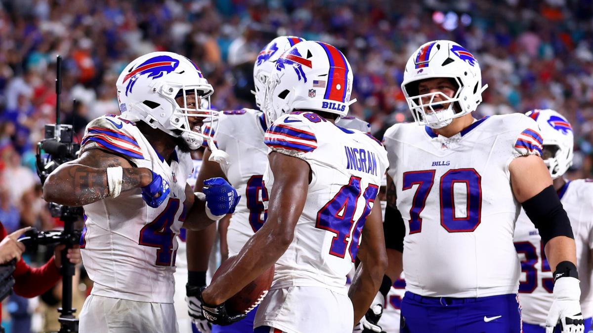 Thursday Night Football: James Cook, Ja’Marcus Ingram star in Bills’ 31-10 rout of Dolphins