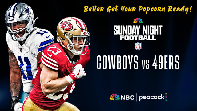 How to Watch Sunday Night Football on NBC and Peacock: Cowboys vs. 49ers