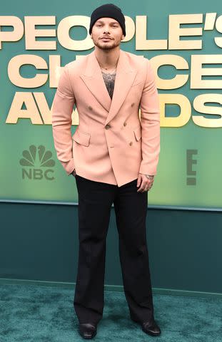 <p>Tommaso Boddi/WireImage</p> Kane Brown at the 2024 People's Choice Awards in Santa Monica on Feb. 18, 2024