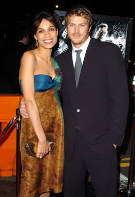 Jason Lewis and Rosario Dawson at the Westwood premiere of Dimension Films' Sin City