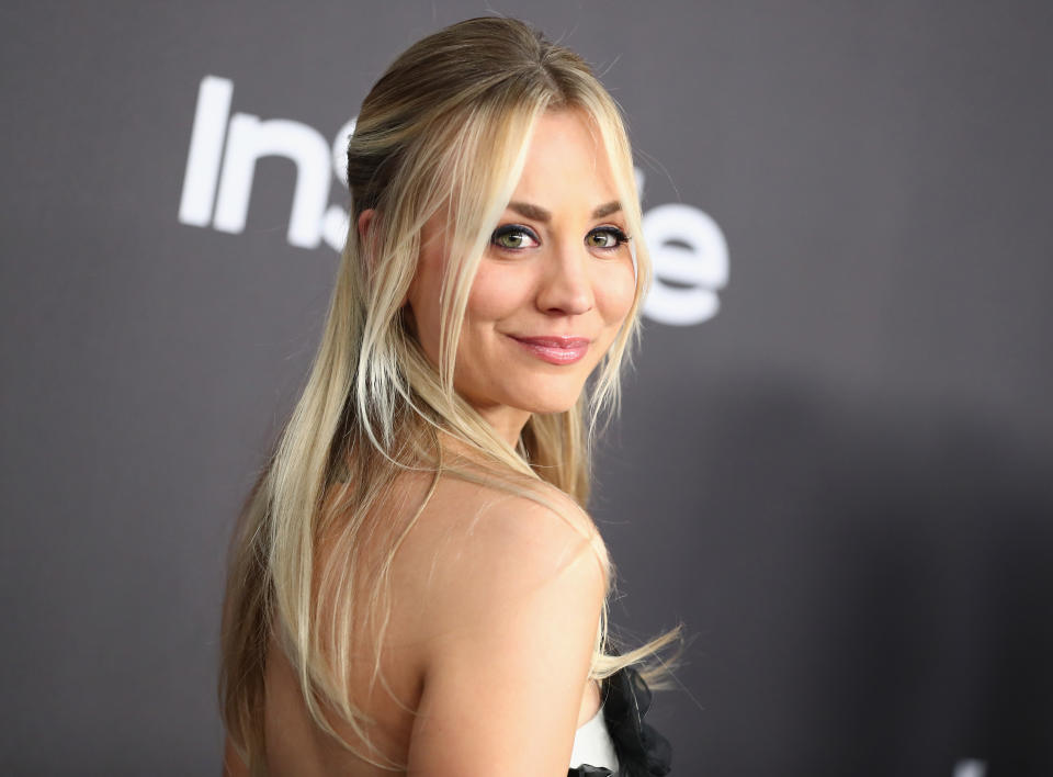 Kaley Cuoco attends the InStyle-Warner Bros. Golden Globes after-party at the Beverly Hilton on Jan. 6, 2019, in Beverly Hills. (Photo: Rich Fury/Getty Images)