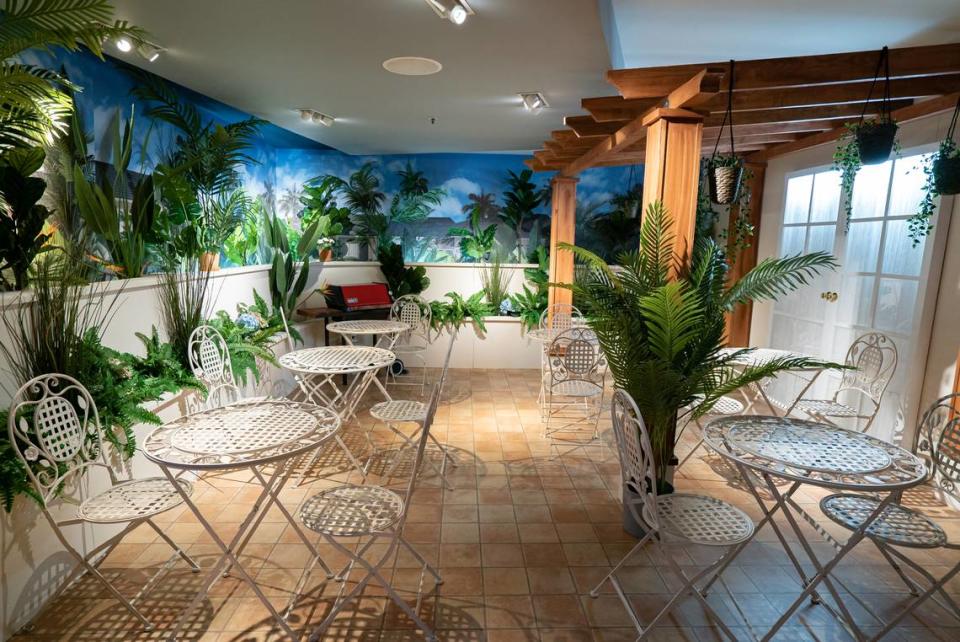 Diners can also eat in the Lanai, part of The Golden Girls Kitchen pop-up.