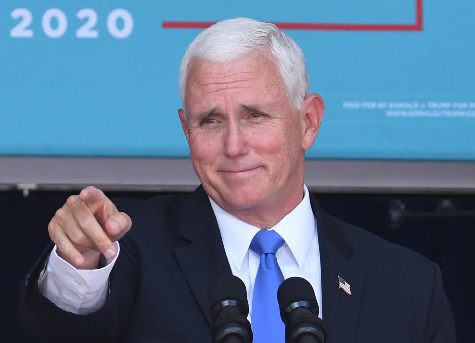 Mike Pence. (Photo by Paul Hennessy/NurPhoto via Getty Images)