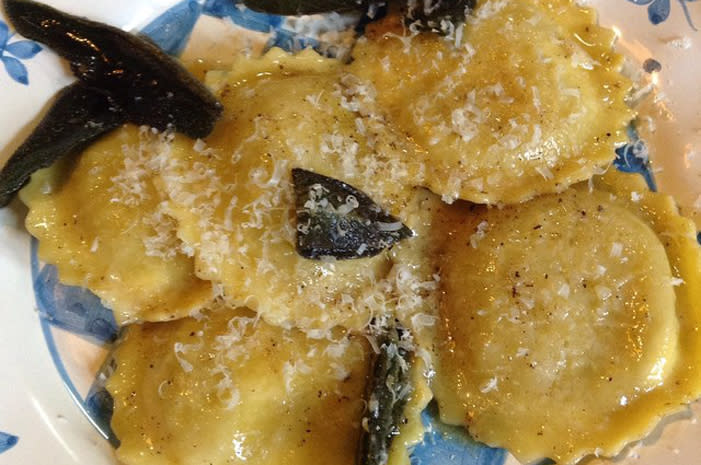 Ravioli With Brown Butter and Sage