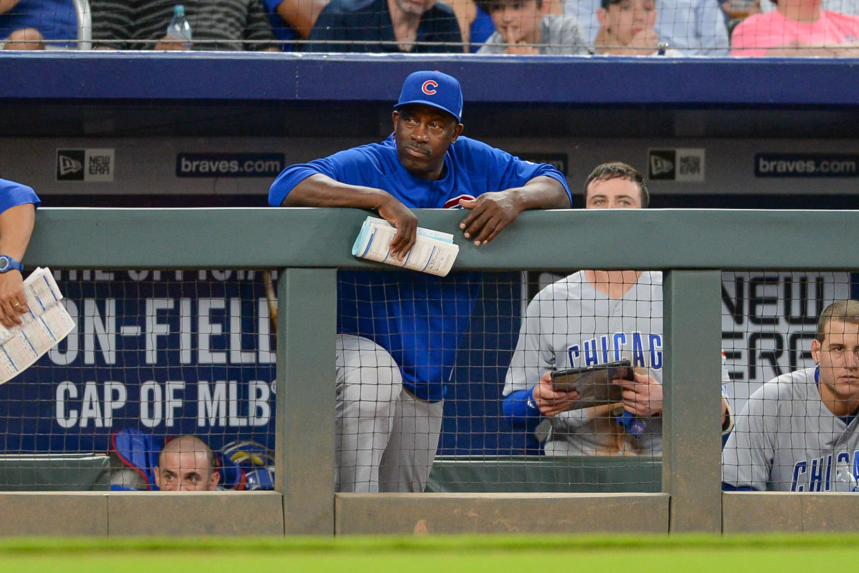 The Cubs have fired Chili Davis after the team struggled in the second half. (Getty Images)