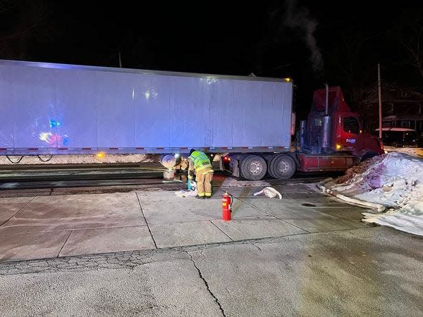The Randolph Fire Department reported it handled a fuel spill from a semi-truck on Route 44 during night Monday.
