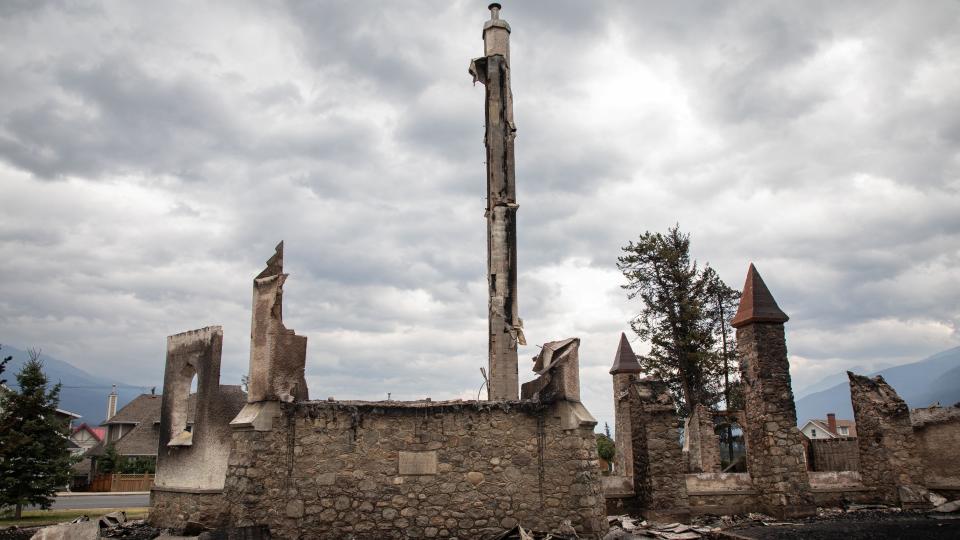 Church destroyed by fire in Jasper