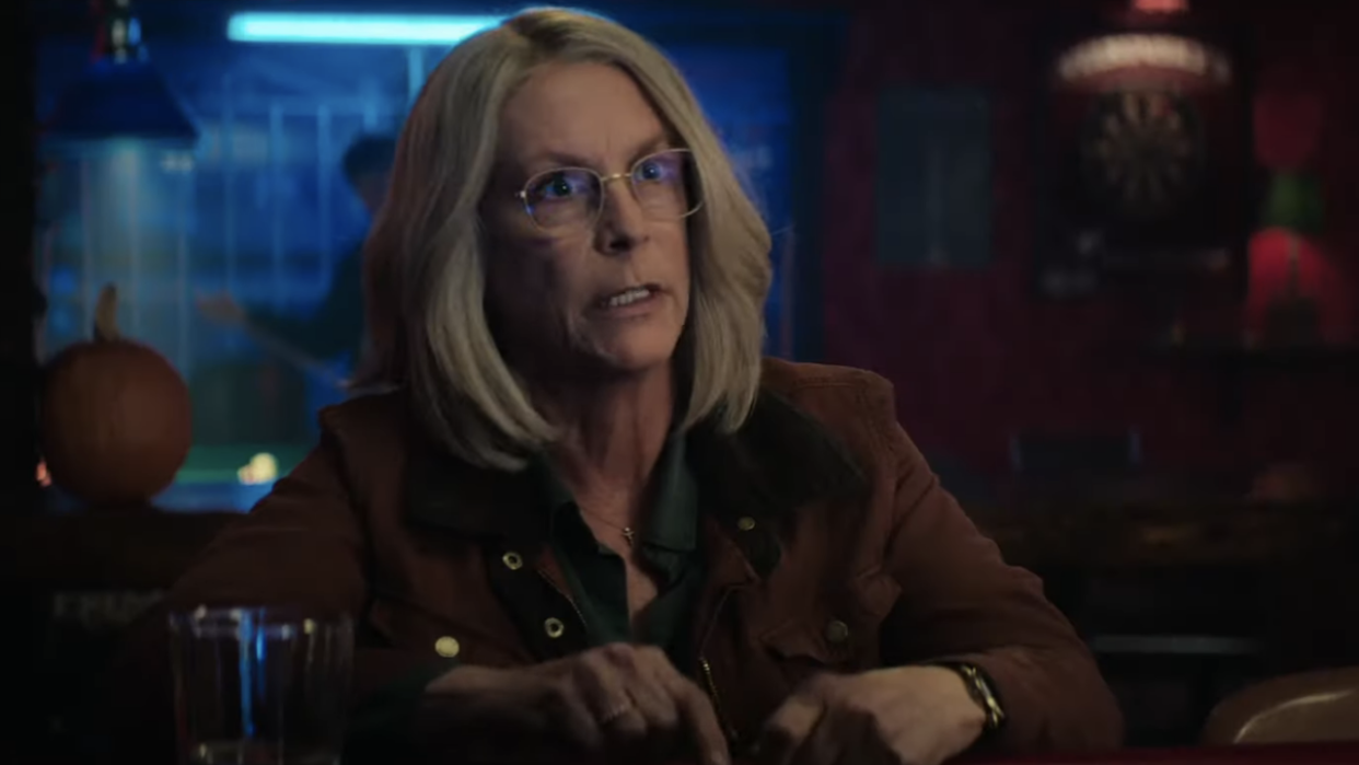  Jamie Lee Curtis in Halloween Ends' final trailer. 