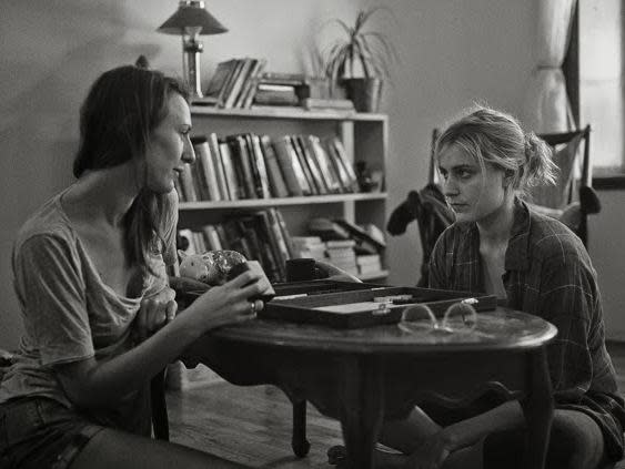 Sophie (Mickey Sumner) and Frances (Greta Gerwig) are best friends in Frances Ha. (IFC Films)