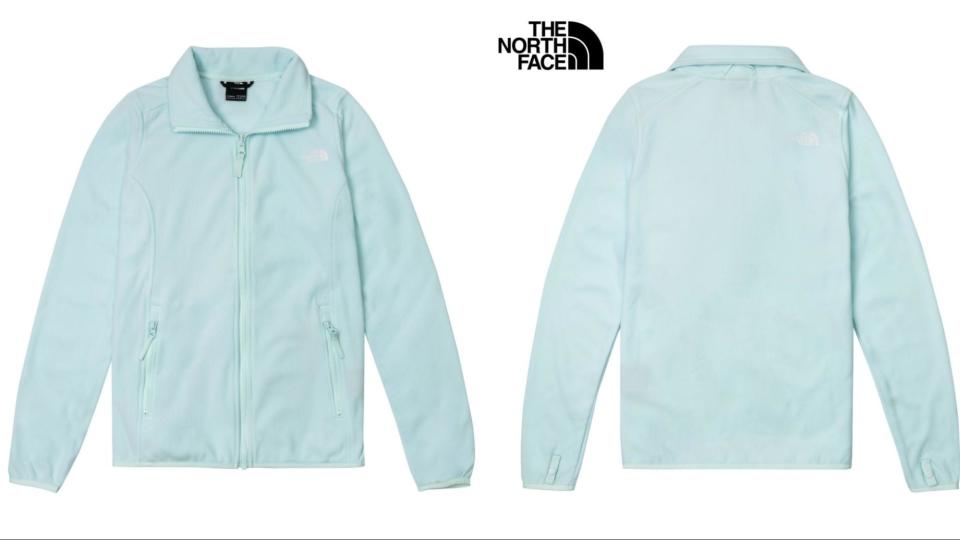  仙氣飄飄的Tiffany藍外套，打造可鹽可甜風格。（圖片來源：The North Face）