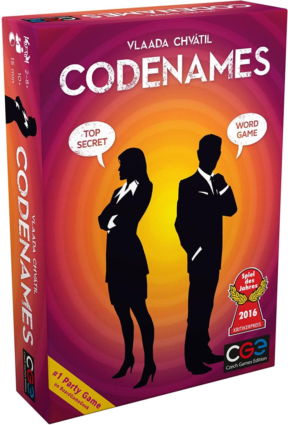 Board games for adults: codenames