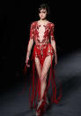 <b>London Fashion Week AW13: Julien Macdonald</b><br><br>Julien Macdonald showed his runway show at LFW AW13 for the first time in two seasons.<br><br>©Rex<br><br><br><br>