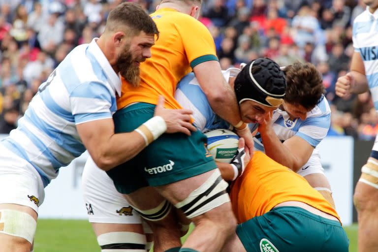 Los Pumas debutaron con derrota ante Australia en el Rugby Championship