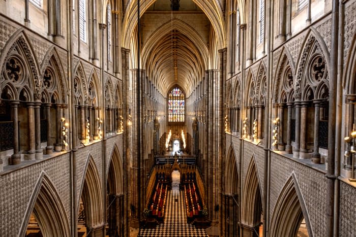 Interior de la Abadía de Westminster