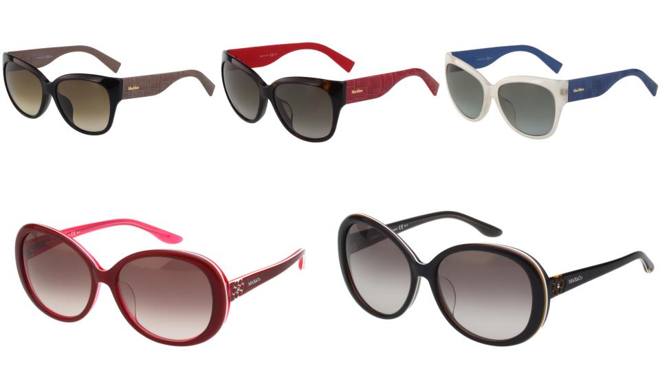 MaxMara品牌日必買��MaxMara 太陽眼鏡 / MAX&CO.太陽眼鏡。MaxMara 太陽眼鏡小貓眼設計不只時髦，也更適合亞洲人臉型。圖片來源：Yahoo奇摩購物中心