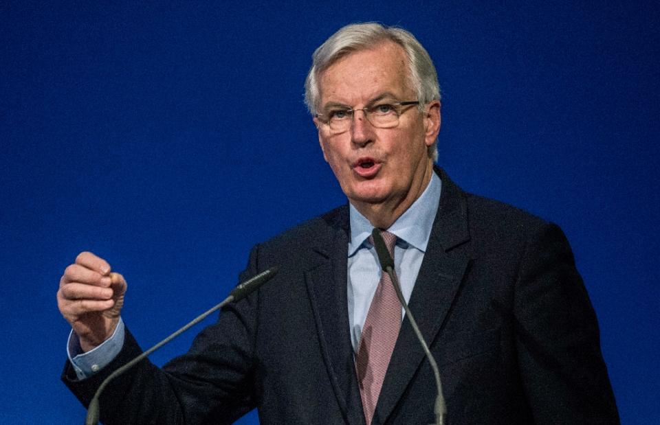 The EU’s chief negotiator for Brexit Michel Barnier has ruled out any special deal for bankers (AFP Photo/John MACDOUGALL)