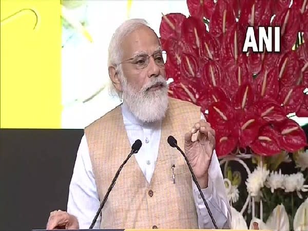 Prime Minister Narendra Modi addessing the launch event (Photo/ANI)