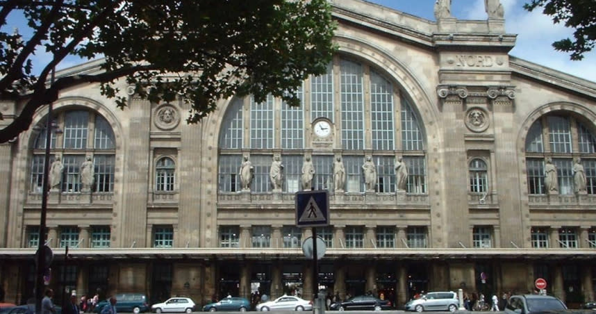 巴黎北站。（圖／翻攝自維基百科）