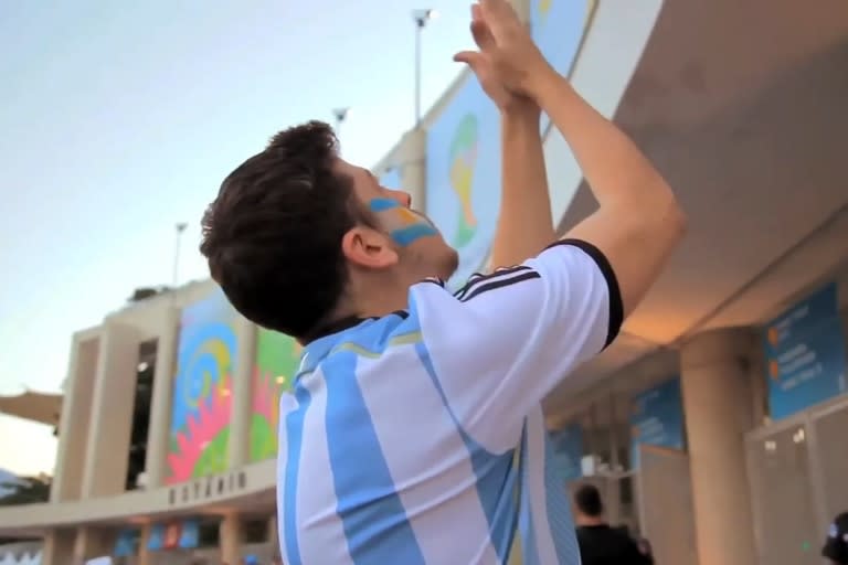 El actor de Hollywood que alienta en cada partido a la selección argentina.