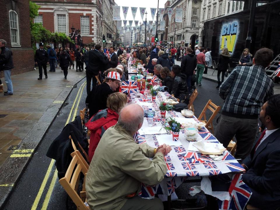 That's a long lunch break: The Big Lunch in Piccadilly