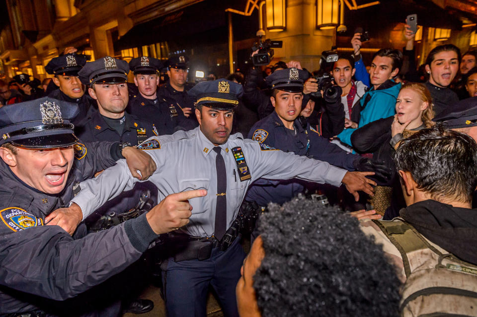 Protests after Donald Trump’s victory