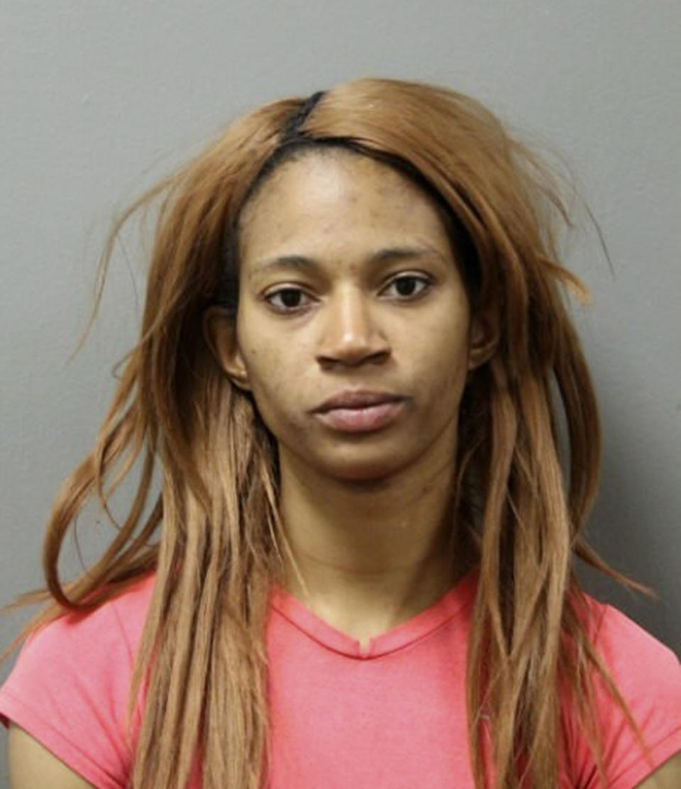 This booking photo provided by the Chicago Police Department shows Tanishia Covington, of Chicago. Covington is one of four people charged Thursday, Jan. 5, 2017, with aggravated kidnapping and taking part in a hate crime after allegedly beating and taunting a man in a video broadcast live on Facebook. (Chicago Police Department via AP)