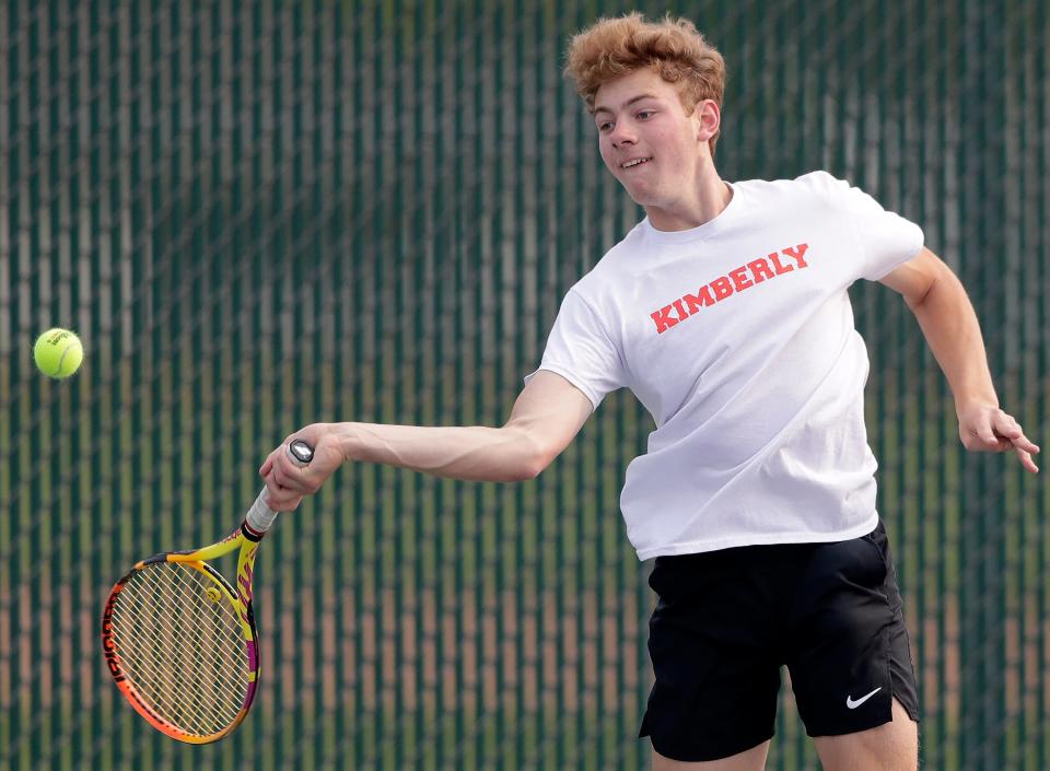 Kimberly's Aiden Meixl is the No. 8 seed in Division 1 singles for the WIAA state tennis tournament which starts Thursday in Madison.