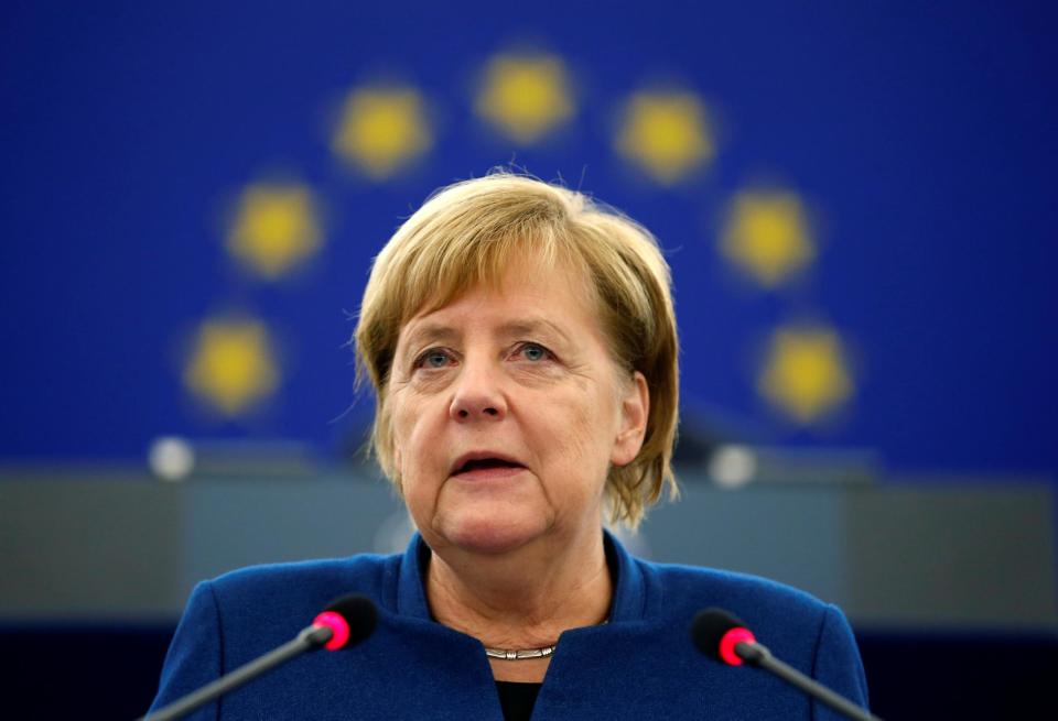 Angela Merkel calls for creation of 'real, true' EU army