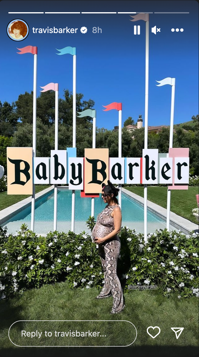 Kourtney Kardashian Baby Shower IG