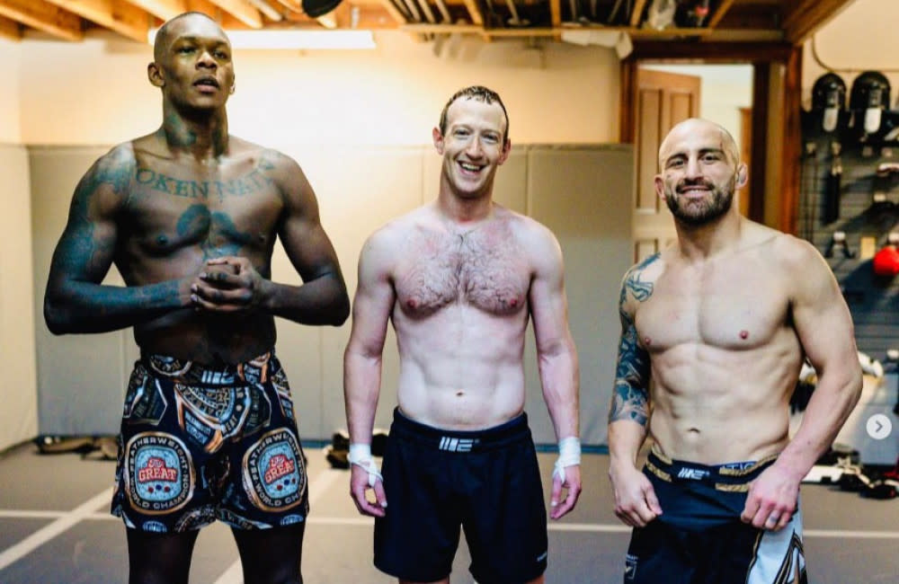 Mark Zuckerberg trains with UFC stars credit:Bang Showbiz