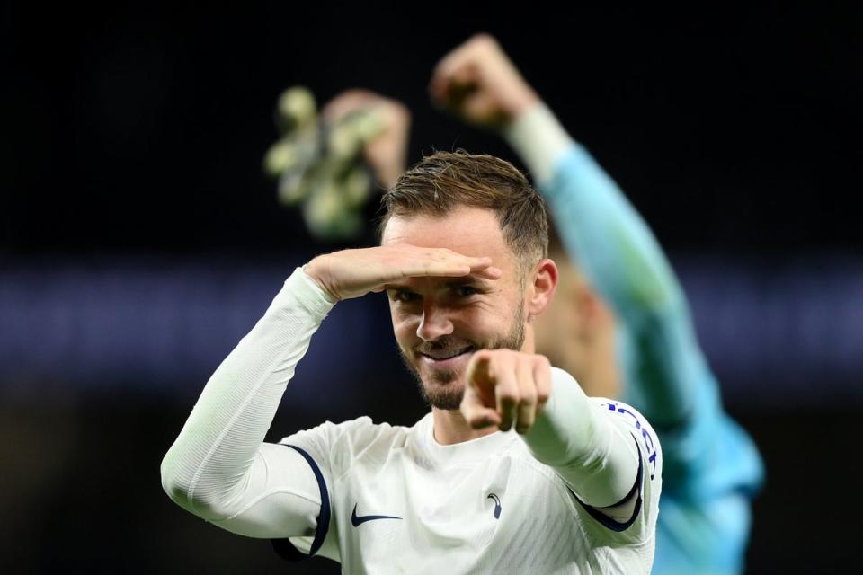 Summer signing James Maddison has been crucial to Tottenham's on-pitch turnaround (Getty Images)