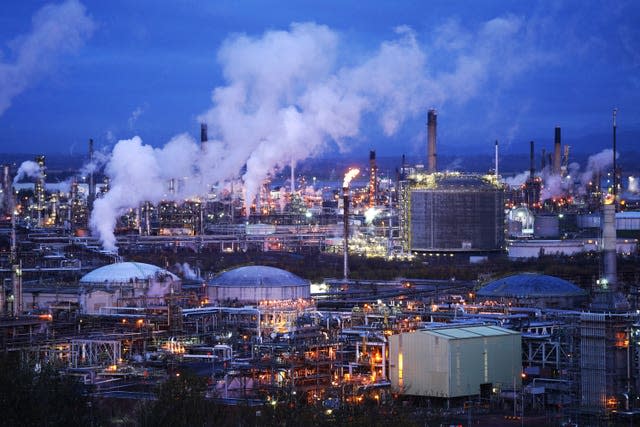 Grangemouth petrochemical plant in Grangemouth 