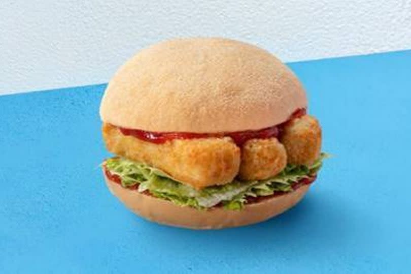 A fish finger sandwich