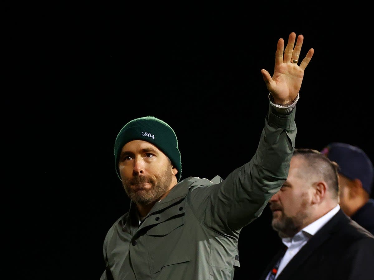 Ryan Reynolds co-owns Wrexham with fellow actor Rob McElhenney (Getty Images)