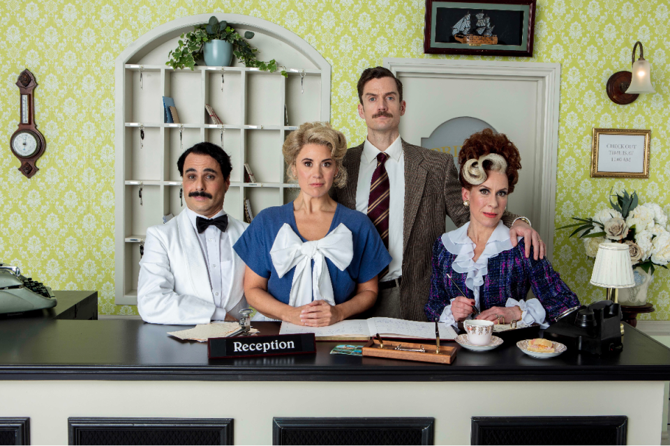 Hemi Yeroham, Victoria Fox, Adam Jackson-Smith and Anna-Jane Casey are the new cast of the stage version of Fawlty Towers