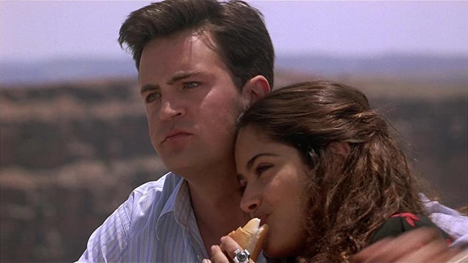 Matthew Perry and Salma Hayek in Fools Rush In