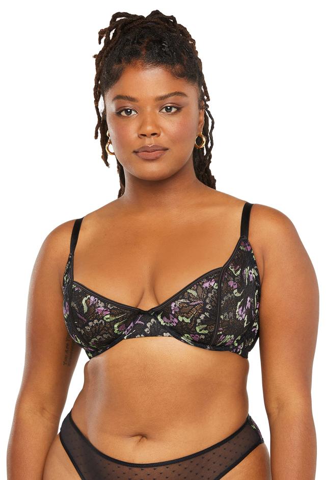 Peep Show Premiere Unlined Lace Balconette Bra