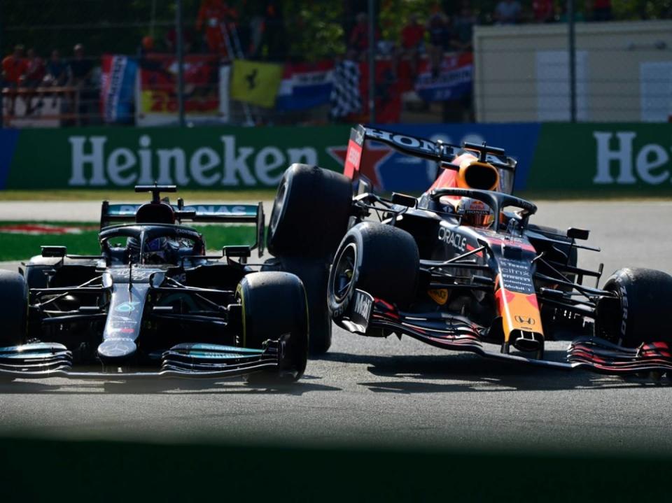 So bekriegten sich Hamilton und Verstappen