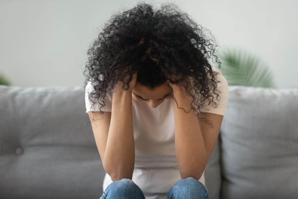 While the occurrence of domestic violence transcends race, religion, class and gender, studies show that Black women are three times more likely to experience “a lethal domestic violence event.&quot; (Photo: Getty Images)