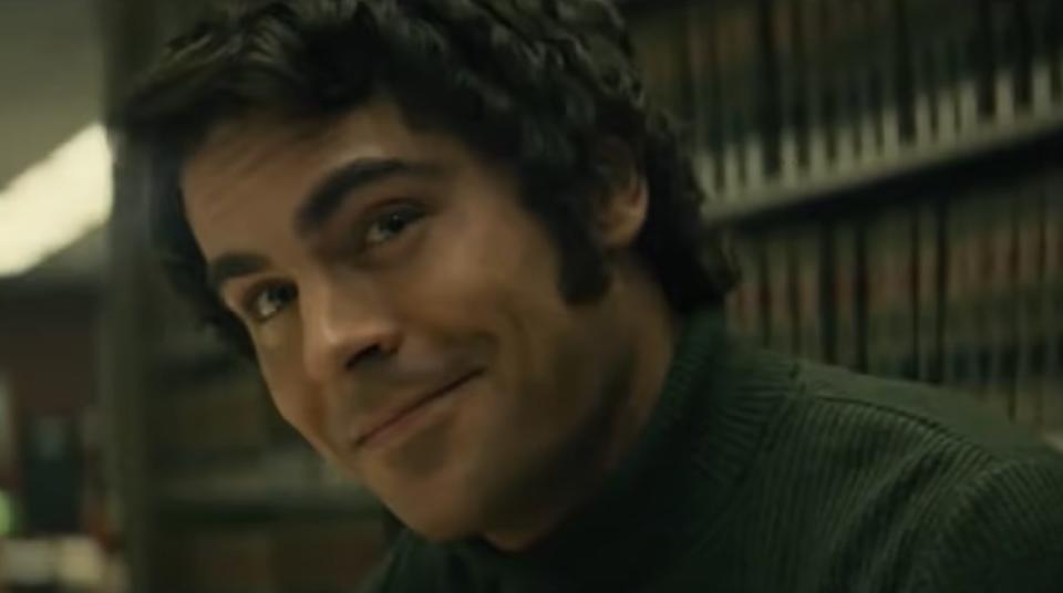 Zac Efron as Ted Bundy in Netflix film