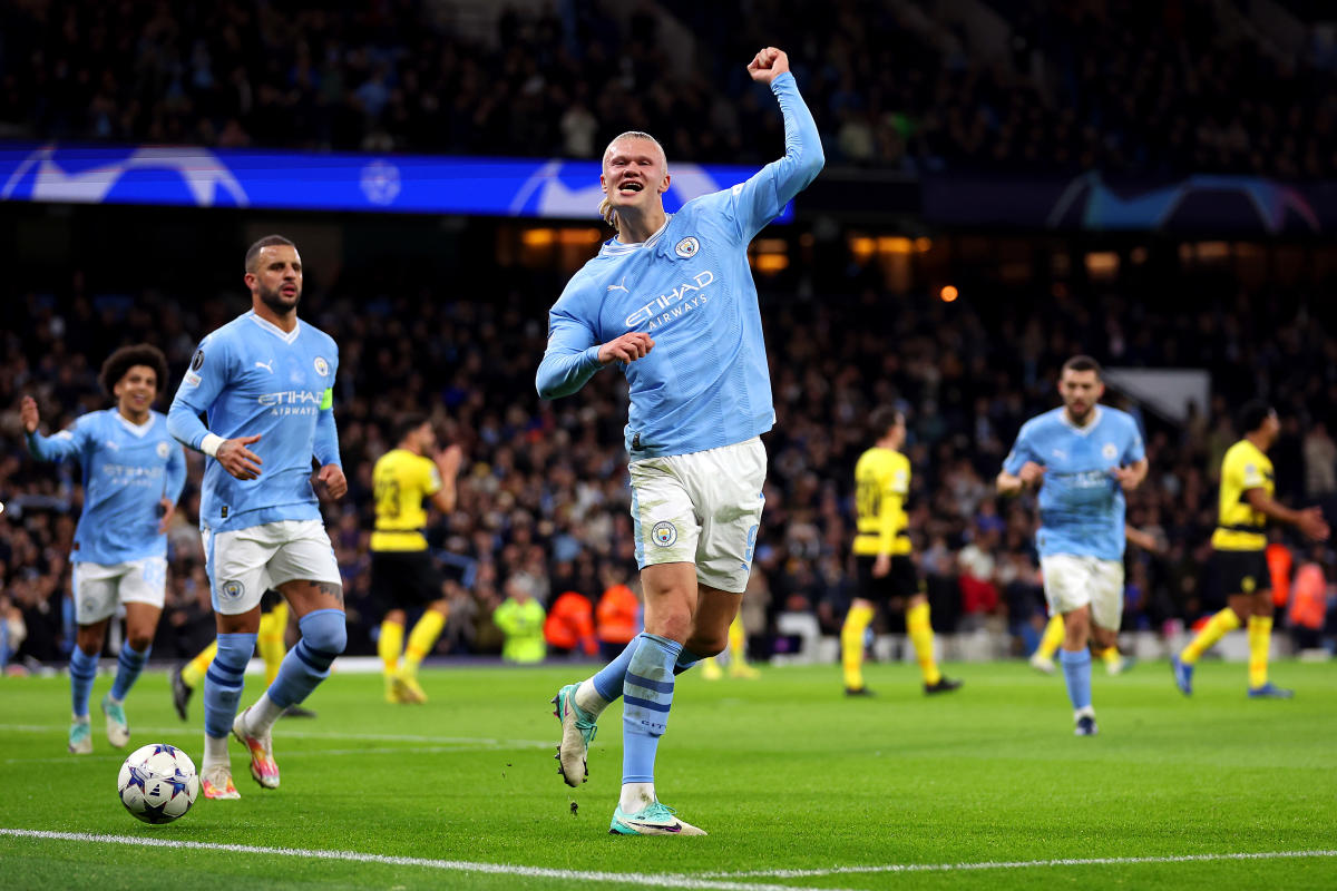 Manchester City player ratings: Haaland scores brace as City retain top  spot