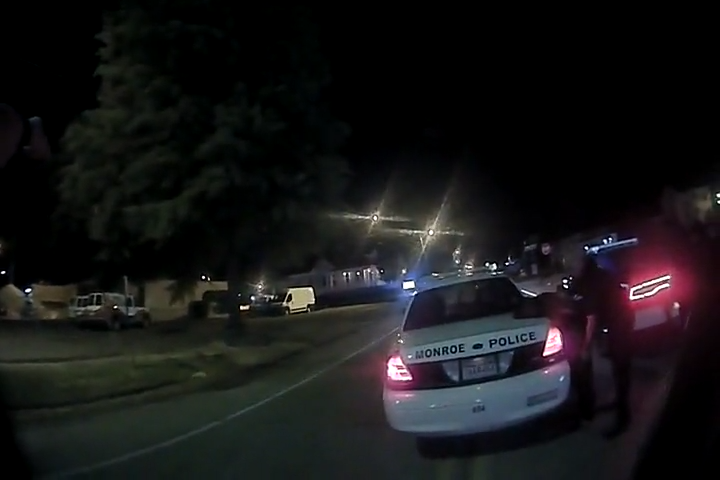 Bodycam video footage released Thursday shows the April 21 arrest of Timothy Williams at the center of a use-of-force investigation into multiple Monroe Police Department officers.
