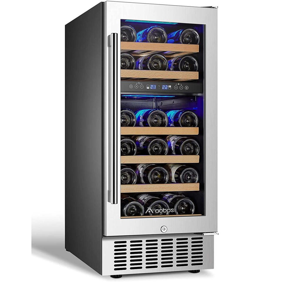 best wine refrigerators, AAOBOSI 15 Inch Wine Cooler