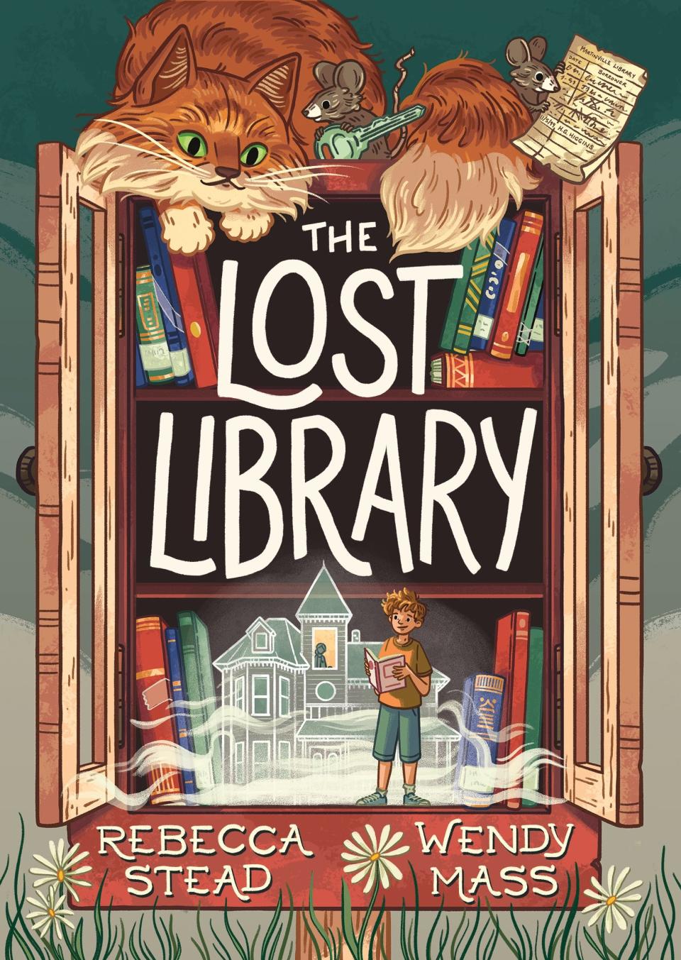 "The Lost Library," by Rebecca Stead and Wendy Mass, is the 2024 selection for Kids Reading Across Rhode Island