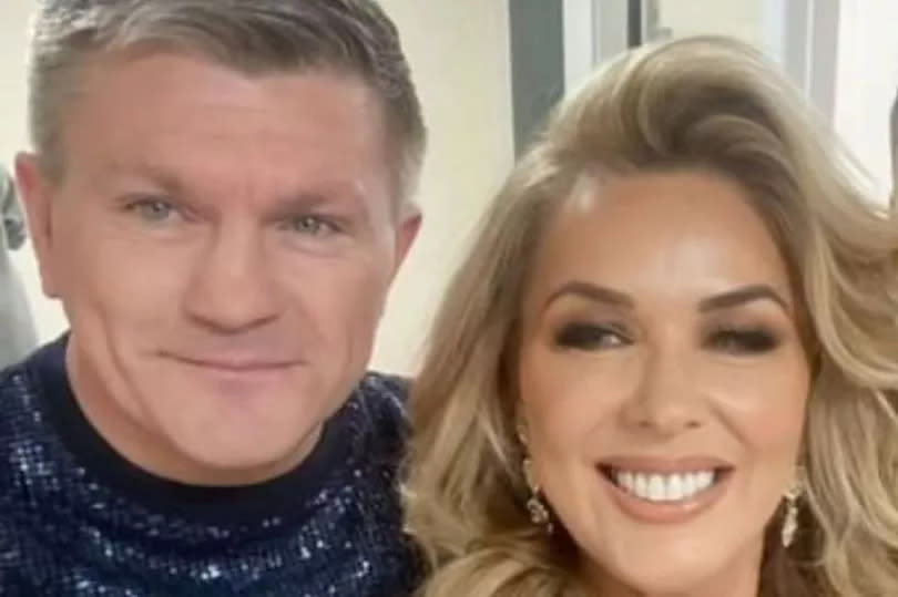 Claire Sweeney and Ricky Hatton