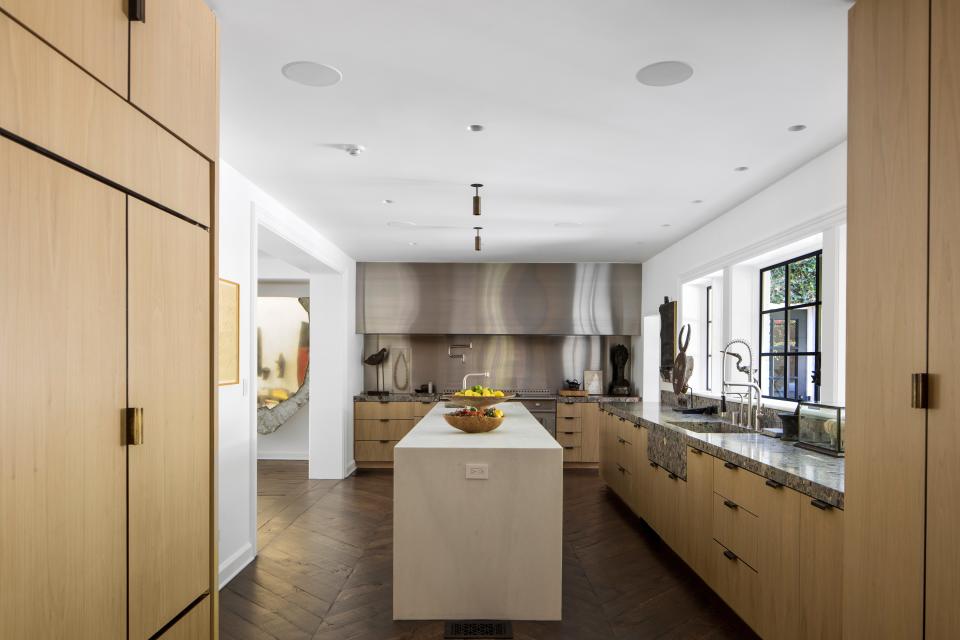 One of two kitchens in the main home.