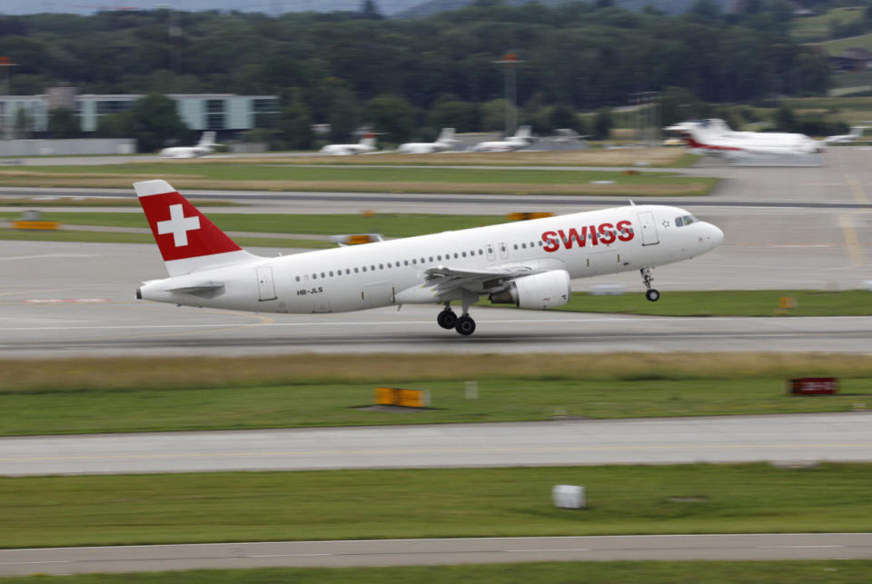 <p>Swiss Airlines (Schweiz)</p>