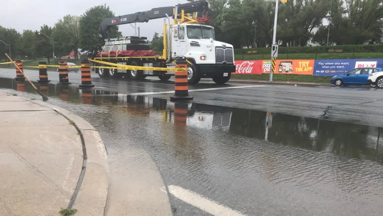 Thunderstorm watch ended after brief but intense rainfall