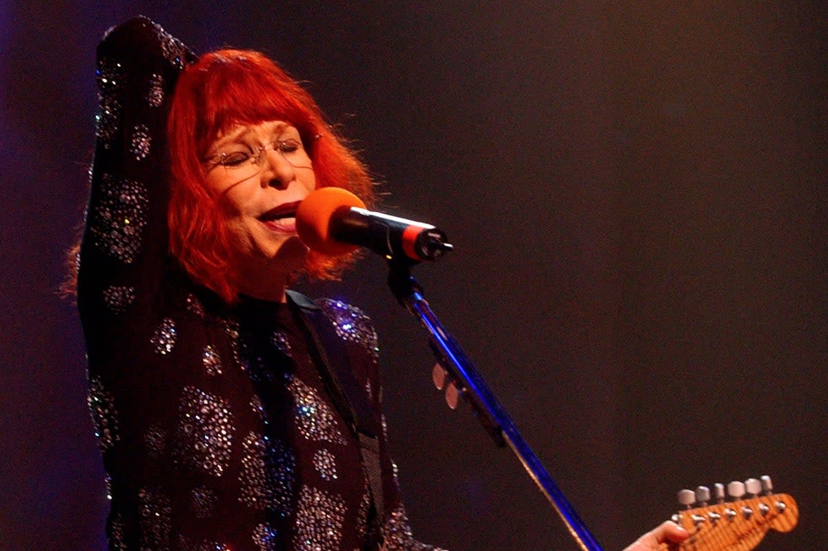 Brazilian singer Rita Lee passed away on Monday at her home in São Paulo  (AP)