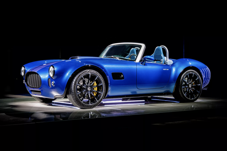 ac cars cobra gt roadster front angled profile